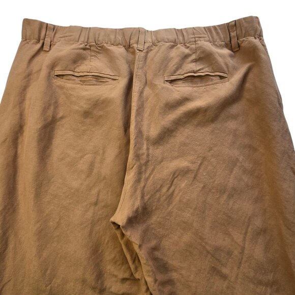 J.Jill Womens Large Wide-Leg Trousers Linen Blend Pants Pockets - Picture 11 of 16